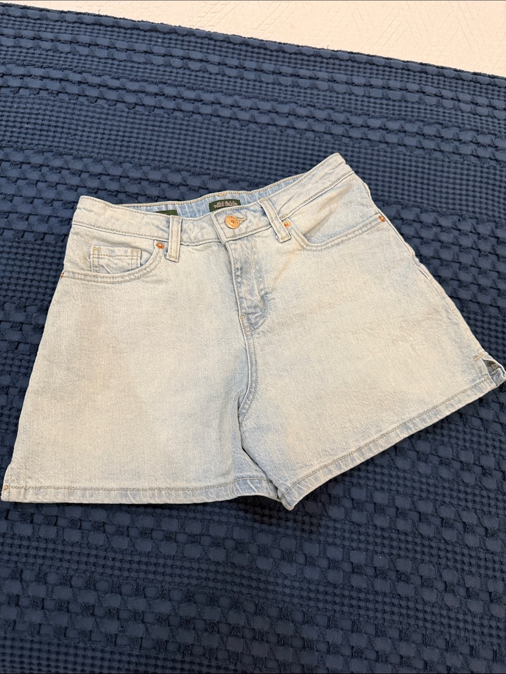 Wild Fable High-rise Midi Jean Shorts